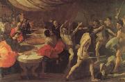 LANFRANCO, Giovanni Banquet with a Gladiatorial Contest China oil painting reproduction